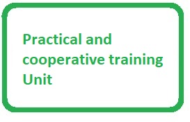 Practical and cooperative training Unit 